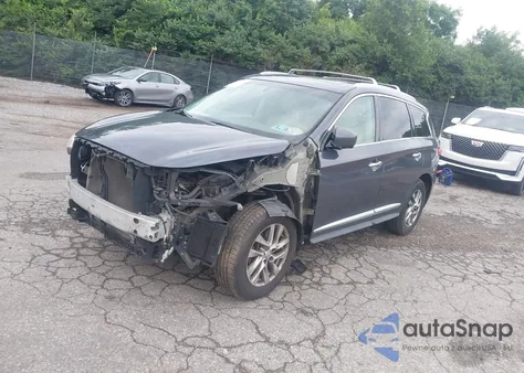 2013 Infiniti Jx35 z USA, uszkodzony, nr VIN 5N1AL0MM8DC345544